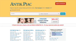 Desktop Screenshot of antikpiac.hu